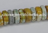 CNG1445 15.5 inches 6*15mm - 8*15mm nuggets agate gemstone beads