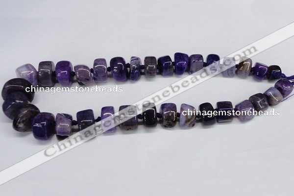 CNG1449 15.5 inches 10*14mm - 12*20mm nuggets agate gemstone beads