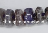 CNG1453 15.5 inches 8*20mm - 10*20mm nuggets agate gemstone beads