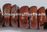 CNG1462 15.5 inches 11*30mm - 13*30mm nuggets agate gemstone beads