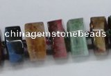 CNG1470 15.5 inches 8*18mm - 12*18mm nuggets agate gemstone beads