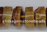 CNG1472 15.5 inches 10*25mm - 14*25mm nuggets agate gemstone beads