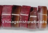 CNG1474 15.5 inches 10*25mm - 14*25mm nuggets agate gemstone beads