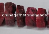 CNG1487 15.5 inches 10*15mm - 12*25mm nuggets agate gemstone beads