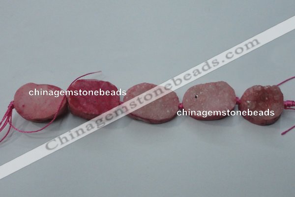 CNG1511 8 inches 20*30mm - 25*35mm freeform agate beads