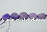 CNG1512 8 inches 20*30mm - 25*35mm freeform agate beads