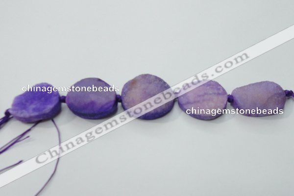 CNG1512 8 inches 20*30mm - 25*35mm freeform agate beads