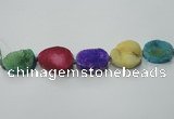 CNG1516 8 inches 20*30mm - 25*35mm freeform agate beads