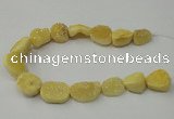 CNG1518 8 inches 12*16mm - 15*22mm freeform agate beads