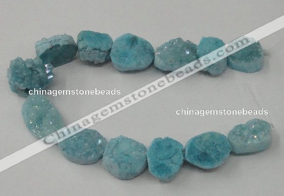 CNG1520 8 inches 12*16mm - 15*22mm freeform agate beads