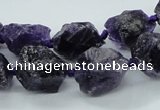 CNG1545 15.5 inches 10*14mm - 12*16mm nuggets amethyst beads