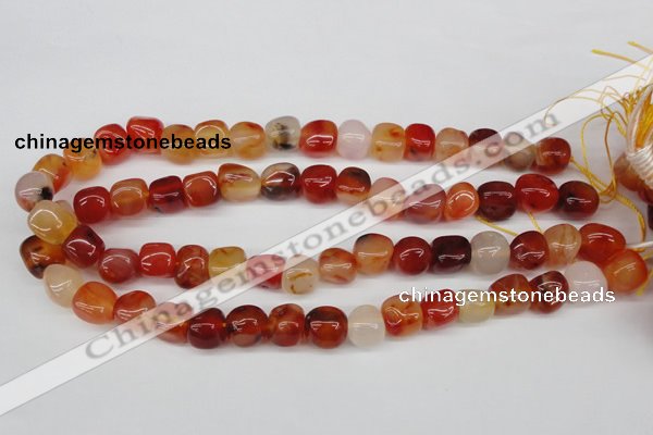 CNG16 15.5 inches 11*12mm nuggets agate gemstone beads