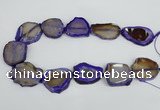 CNG1612 15.5 inches 25*35mm - 30*45mm freeform agate gemstone beads