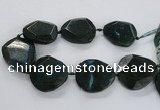 CNG1630 15.5 inches 40*45mm - 45*50mm faceted freeform agate beads