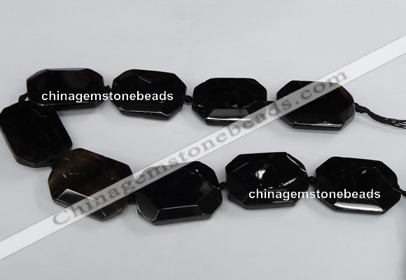 CNG1684 15.5 inches 30*40mm freeform agate gemstone beads wholesale