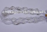 CNG1700 15.5 inches 15*20mm - 18*35mm nuggets white crystal beads