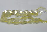 CNG1702 15.5 inches 15*20mm - 18*35mm nuggets lemon quartz beads