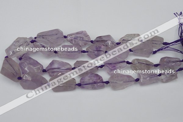 CNG1704 15.5 inches 15*20mm - 18*35mm nuggets amethyst beads