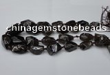 CNG1707 15.5 inches 15*20mm - 18*35mm nuggets smoky quartz beads