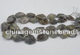 CNG1715 15.5 inches 15*20mm - 20*30mm nuggets labradorite beads