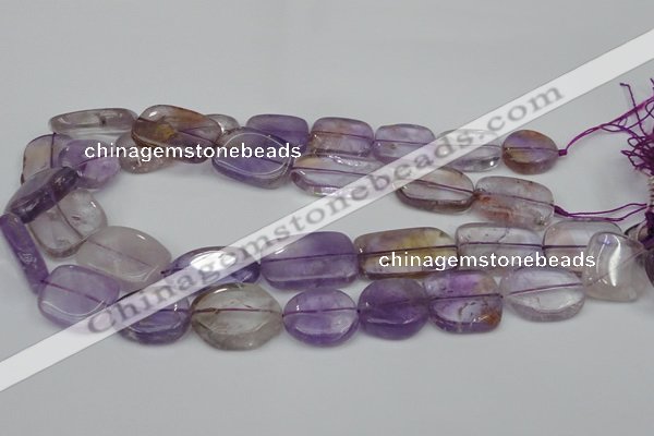 CNG1724 15.5 inches 18*25mm - 20*30mm freeform ametrine beads