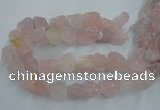 CNG1821 15.5 inches 20*25mm - 25*30mm nuggets rose quartz beads