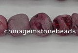 CNG2014 15.5 inches 8*10mm - 10*14mm nuggets plated druzy agate beads