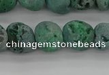 CNG2016 15.5 inches 8*10mm - 10*14mm nuggets plated druzy agate beads