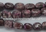 CNG203 15.5 inches 8*10mm nuggets crazy lace agate gemstone beads