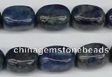 CNG21 15.5 inches 12*17mm nuggets lapis lazuli gemstone beads