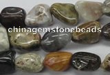 CNG210 15.5 inches 12*16mm nuggets ocean stone beads