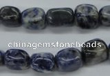 CNG212 15.5 inches 10*14mm nuggets sodalite gemstone beads