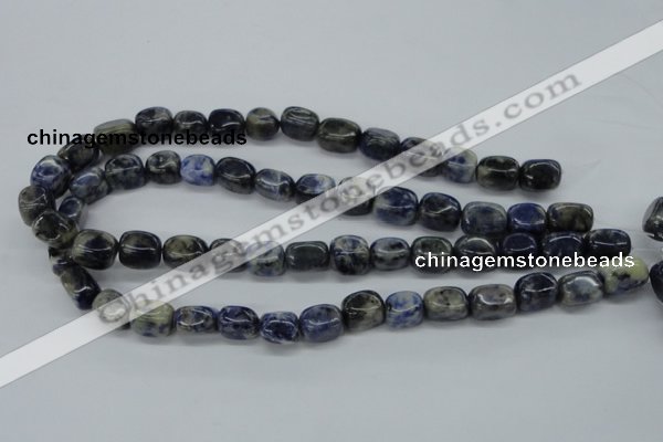 CNG212 15.5 inches 10*14mm nuggets sodalite gemstone beads