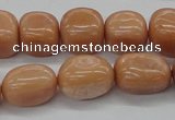 CNG213 15.5 inches 12*16mm nuggets red aventurine beads