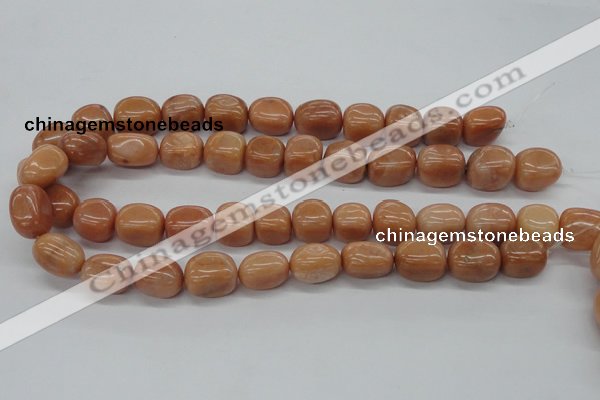 CNG213 15.5 inches 12*16mm nuggets red aventurine beads