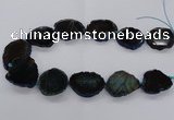 CNG2140 15.5 inches 25*35mm - 30*40mm freeform agate gemstone beads