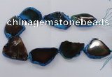 CNG2144 15.5 inches 30*40mm - 35*45mm freeform agate gemstone beads