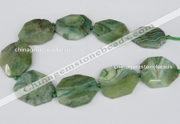 CNG2148 15.5 inches 30*40mm - 35*45mm freeform agate gemstone beads