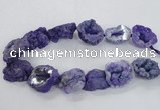 CNG2159 15.5 inches 25*35mm - 35*40mm nuggets druzy agate beads