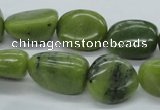 CNG216 15.5 inches 13*18mm nuggets canadian jade gemstone beads