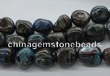 CNG221 15.5 inches 8*10mm nuggets stripe jasper gemstone beads