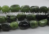 CNG222 15.5 inches 7*9mm nuggets canadian jade gemstone beads