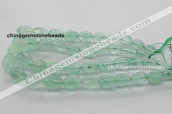 CNG227 15.5 inches 12-20mm*16-25mm nuggets green fluorite beads