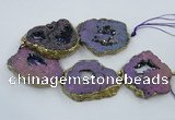 CNG2339 7.5 inches 40*50mm - 55*60mm freeform druzy agate beads