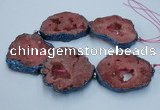 CNG2357 7.5 inches 40*50mm - 55*60mm freeform druzy agate beads