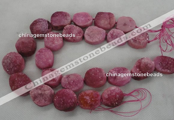 CNG2413 15.5 inches 22*28mm - 28*35mm freeform agate beads