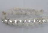 CNG2434 15.5 inches 12*14mm - 15*18mm tube druzy quartz beads