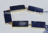 CNG2445 15.5 inches 20*40mm - 20*45mm freeform lapis lazuli beads