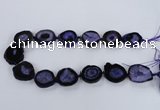 CNG2531 15.5 inches 20*25mm - 25*35mm freeform druzy agate beads