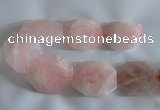 CNG2540 48*58mm – 50*60mm nuggets rose quartz beads wholesale